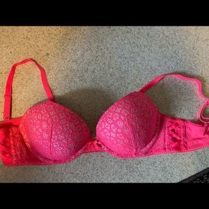 Hot pink Victoria’s Secret bra